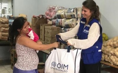 La OIM brinda apoyo a los venezolanos en Brasil