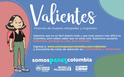 ACNUR promueve en Bogotá, Cartagena y Riohacha la disminución de la xenofobia hacia los venezolanos a través de Somos Panas Colombia