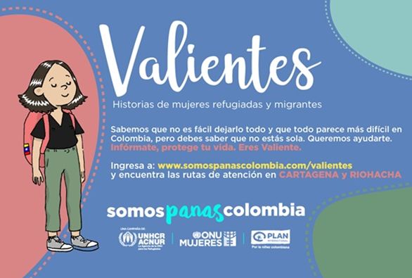 ACNUR promueve en Bogotá, Cartagena y Riohacha la disminución de la xenofobia hacia los venezolanos a través de Somos Panas Colombia