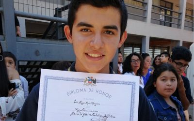Luís Ángel López, el joven venezolano reconocido como el mejor estudiante en Chile