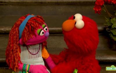 Elmo y otros personajes de ‘Plaza Sésamo’ acompañan a los niños venezolanos que dejaron su país