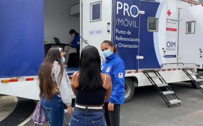 Cruz Roja brinda salud a migrantes venezolanos a través de una unidad móvil en Cundinamarca